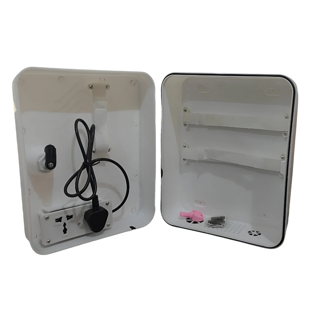 PVC Rack Mini For Poe Switches With PDU 2 Socket view 2